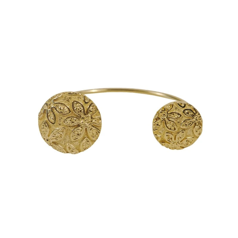 Bracelet Florens or, bracelet floral - Verpal Créateur