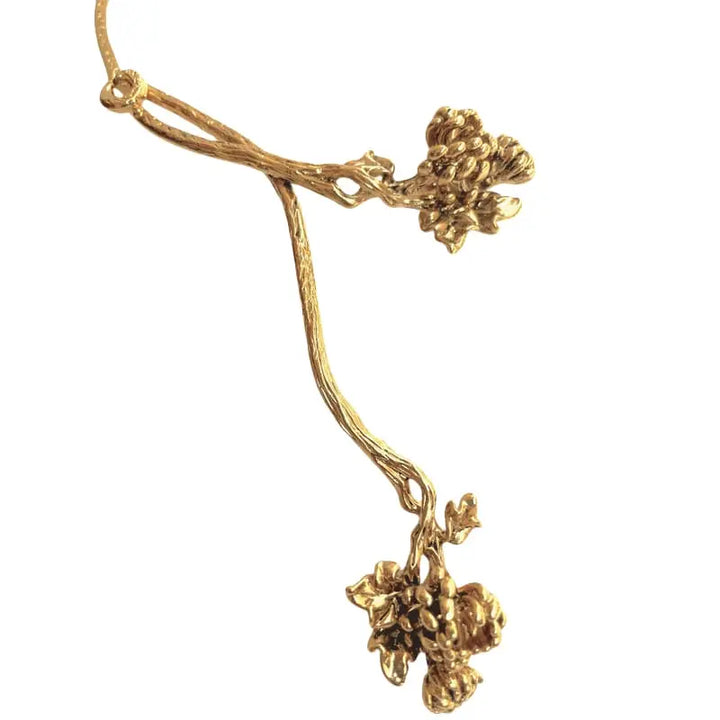 détail collier Séréna or