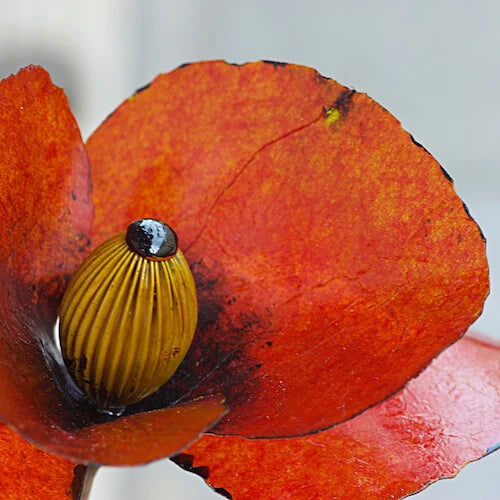 Sculpture Pavot - Verpal Créateur