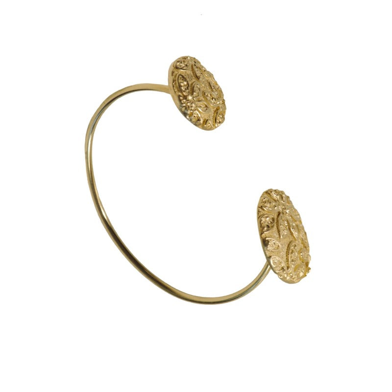 Bracelet Florens or, bracelet fleuri - Verpal Créateur